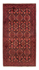 Belutsch Teppich 101 x 194 cm - rot