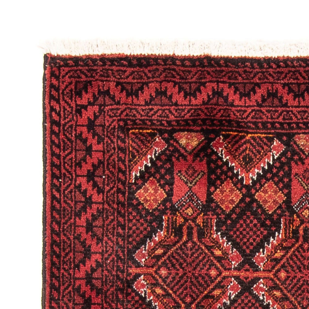 Belutsch Teppich 101 x 194 cm - rot