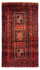 Belutsch Teppich 127 x 236 cm - rot