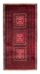 Belutsch Teppich 114x220cm - Orientteppich - rot