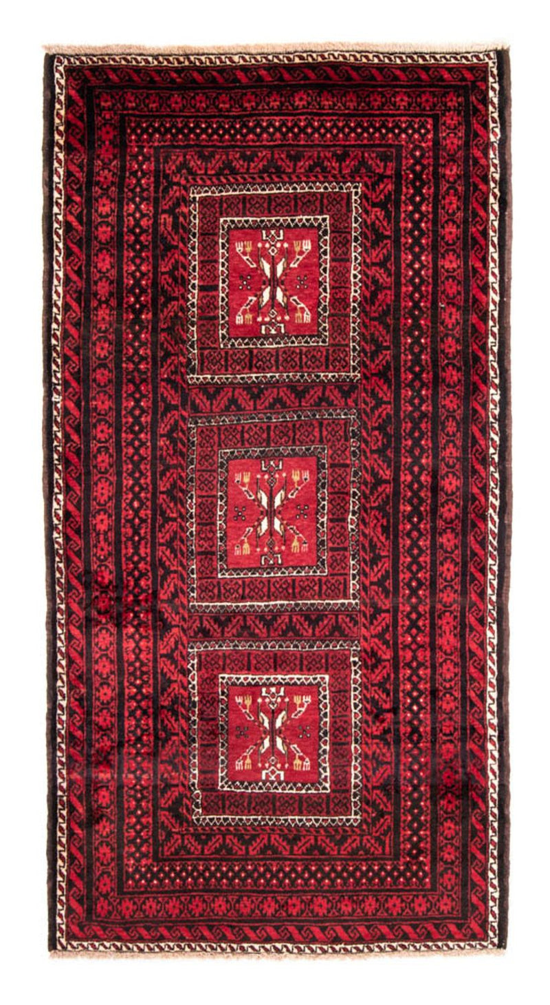 Belutsch Teppich 114x220cm - Orientteppich - rot