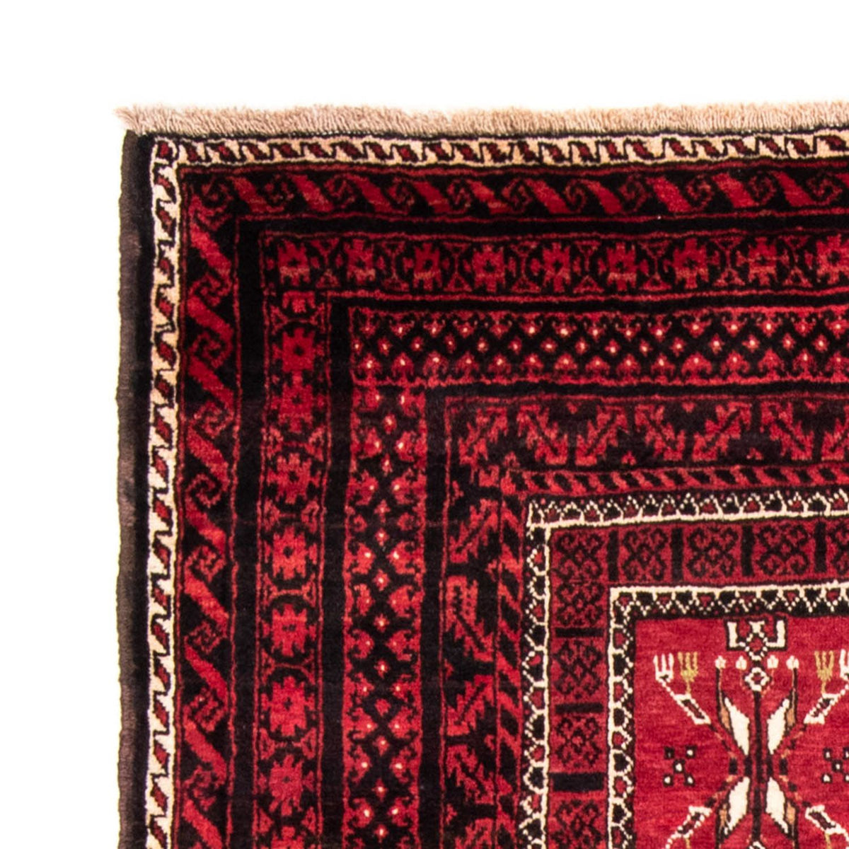 Belutsch Teppich 114x220cm - Orientteppich - rot