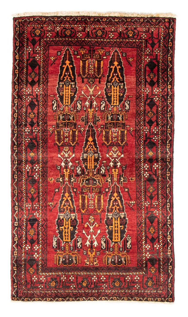 Belutsch Teppich 102x180cm - Orientteppich - rot