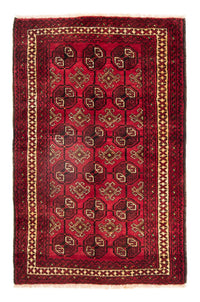 Belutsch Teppich 138 x 190 cm - dunkelrot – product image