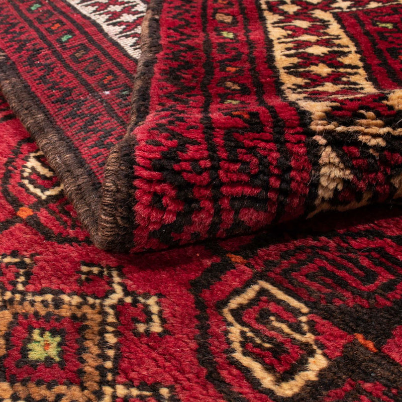 Belutsch Teppich 138 x 190 cm - dunkelrot
