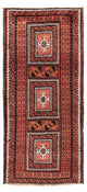 Belutsch Teppich 114 x 240 cm - rost