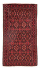 Belutsch Teppich 101x182cm - Orientteppich - rot