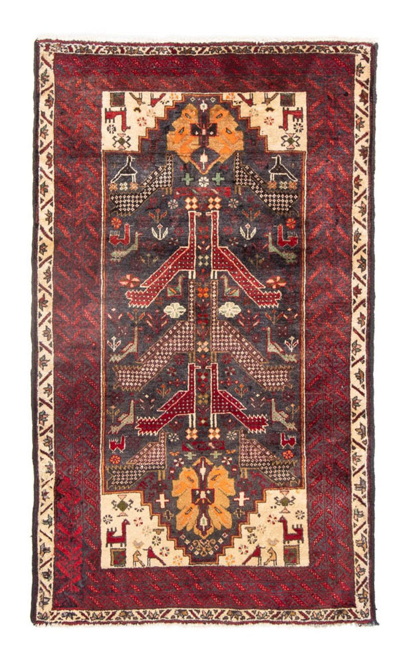 Belutsch Teppich 97 x 175 cm - rot