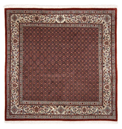 Moud Teppich 196x197cm - Perserteppich - dunkelrot