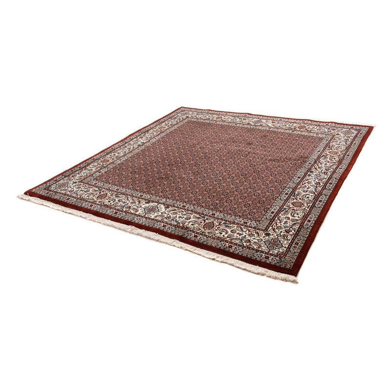 Moud Teppich 196x197cm - Perserteppich - dunkelrot