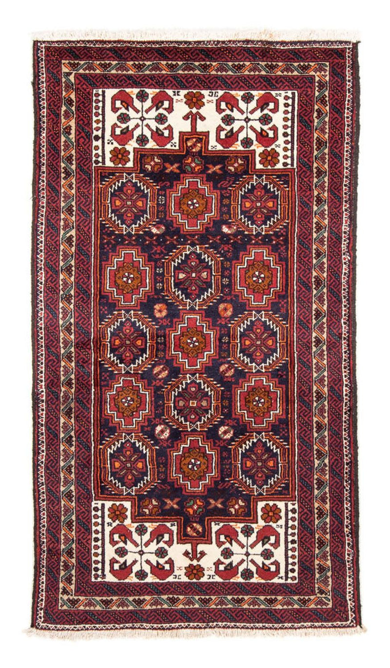 Belutsch Teppich 101 x 193 cm - rot