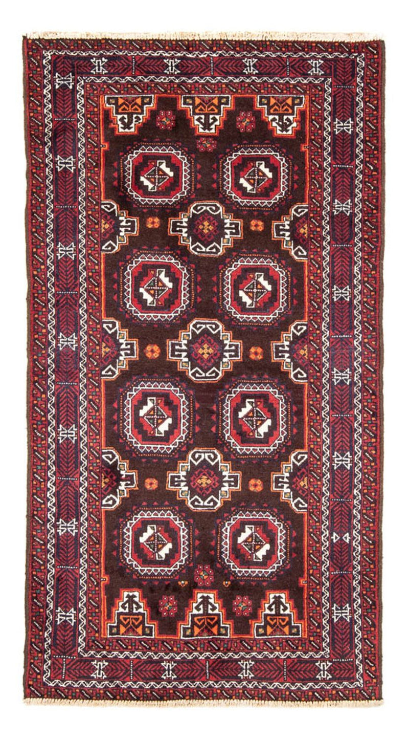 Belutsch Teppich 101x192cm - Orientteppich - rot