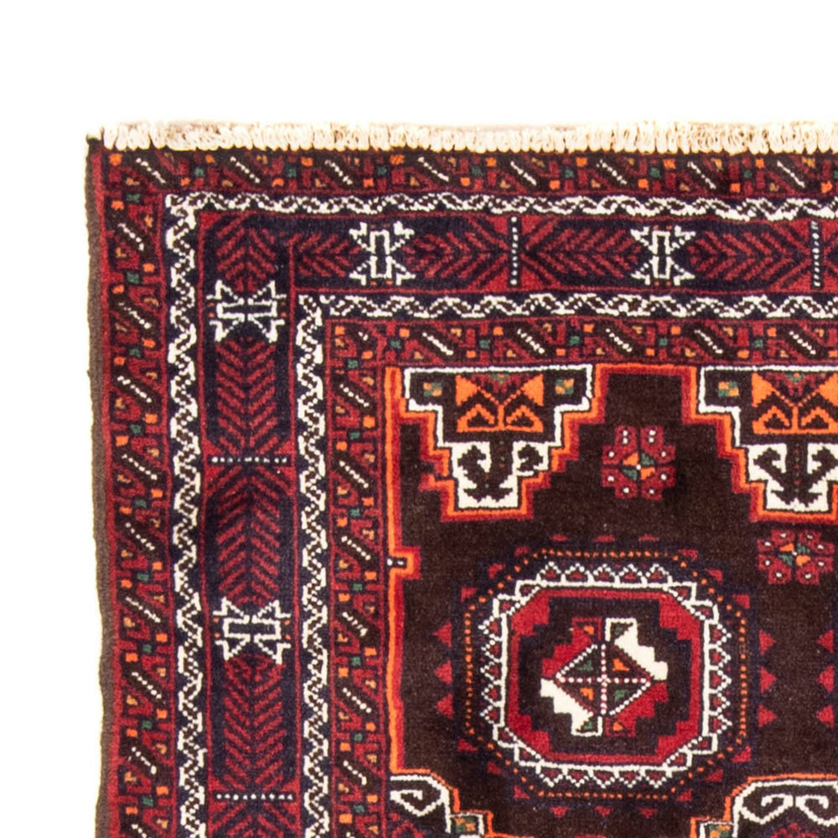 Belutsch Teppich 101x192cm - Orientteppich - rot