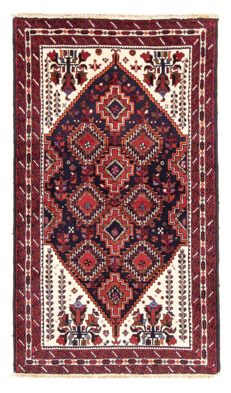 Belutsch Teppich 103 x 185 cm - dunkelblau
