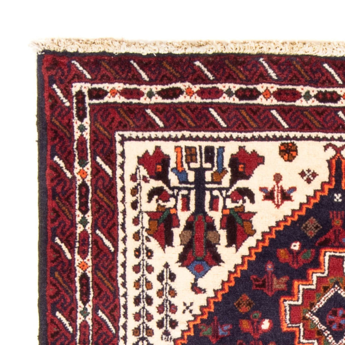 Belutsch Teppich 103 x 185 cm - dunkelblau