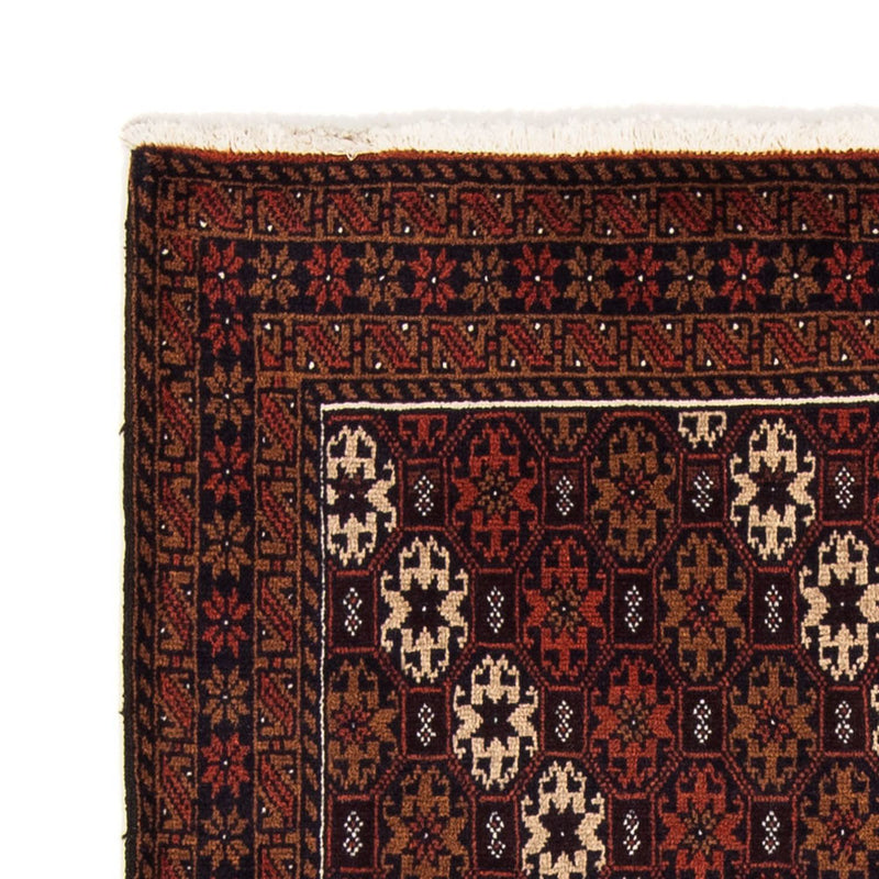 Belutsch Teppich 102x186cm - Orientteppich - dunkelrot