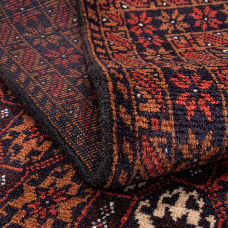 Belutsch Teppich 102x186cm - Orientteppich - dunkelrot