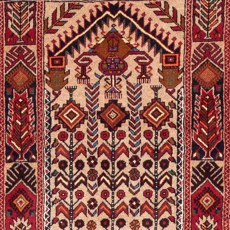 Belutsch Teppich 99 x 195 cm - mehrfarbig