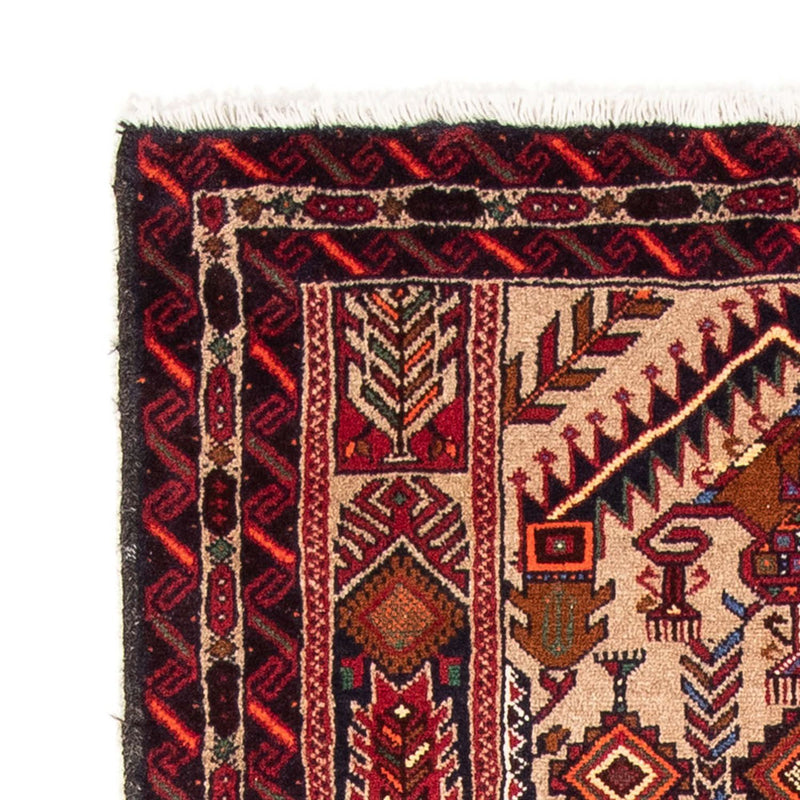 Belutsch Teppich 99 x 195 cm - mehrfarbig