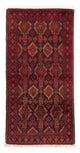 Belutsch Teppich 102x195cm - Orientteppich - rot