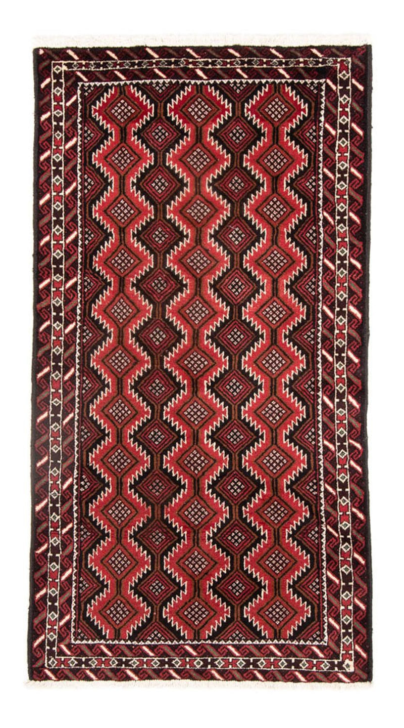 Belutsch Teppich 107x199cm - Orientteppich - rot