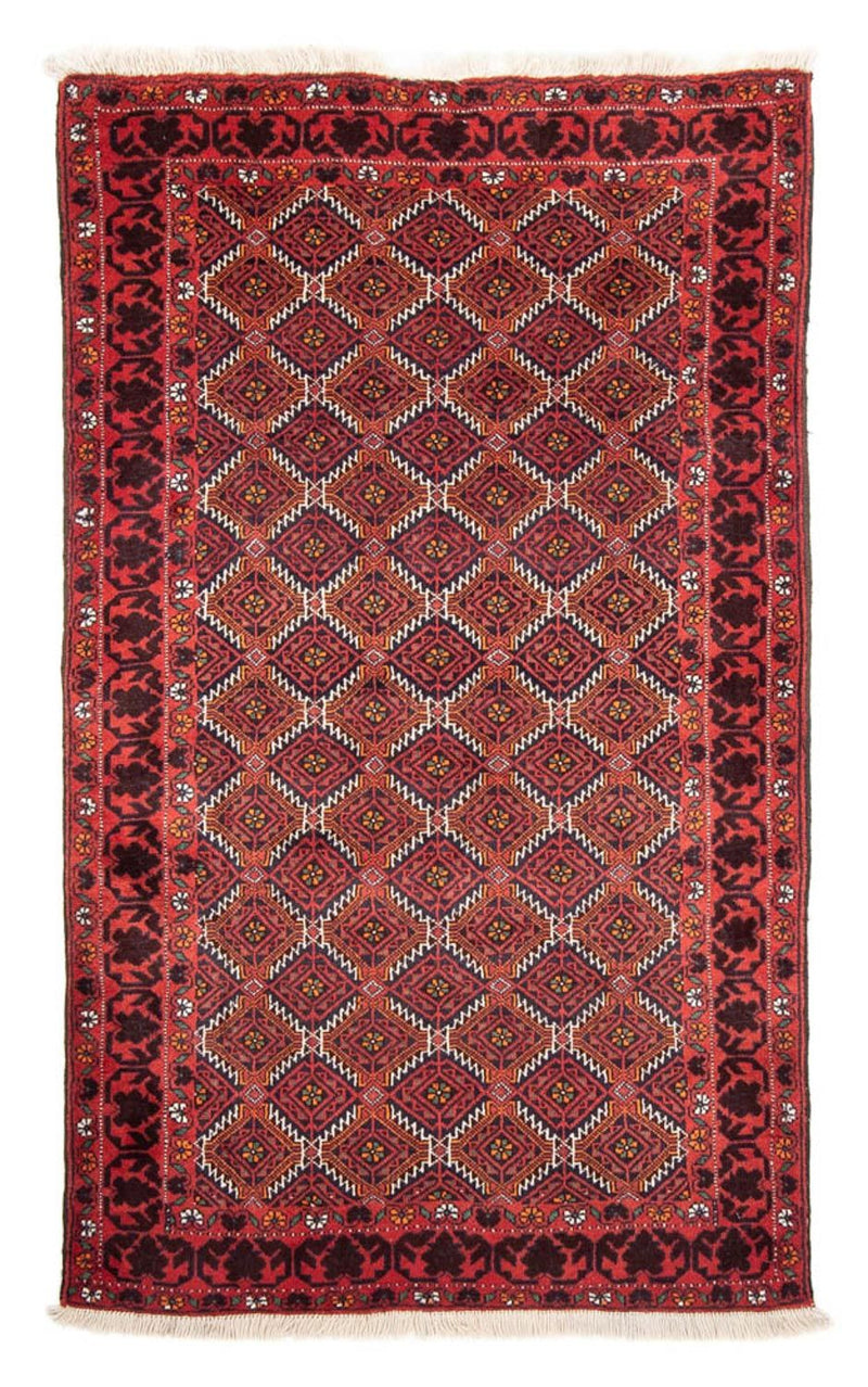 Belutsch Teppich 113x189cm - Orientteppich - rot