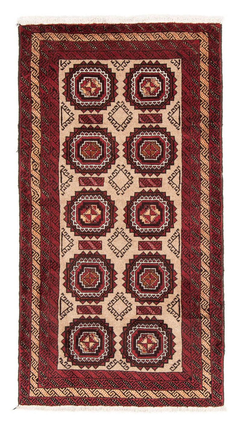 Belutsch Teppich 104x195cm - Orientteppich - beige