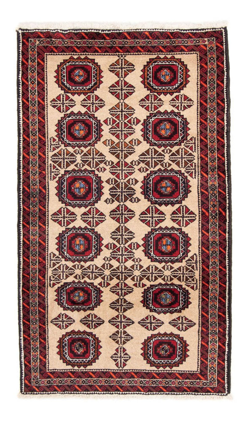 Belutsch Teppich 108x189cm - Orientteppich - beige