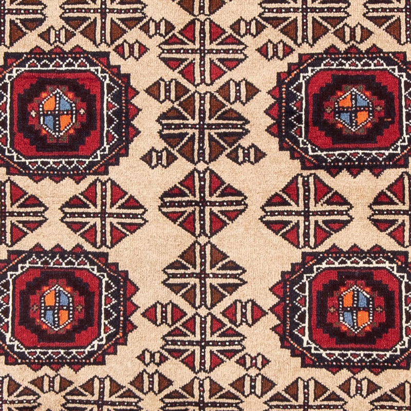 Belutsch Teppich 108x189cm - Orientteppich - beige
