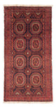 Belutsch Teppich 106x200cm - Orientteppich - hellrot