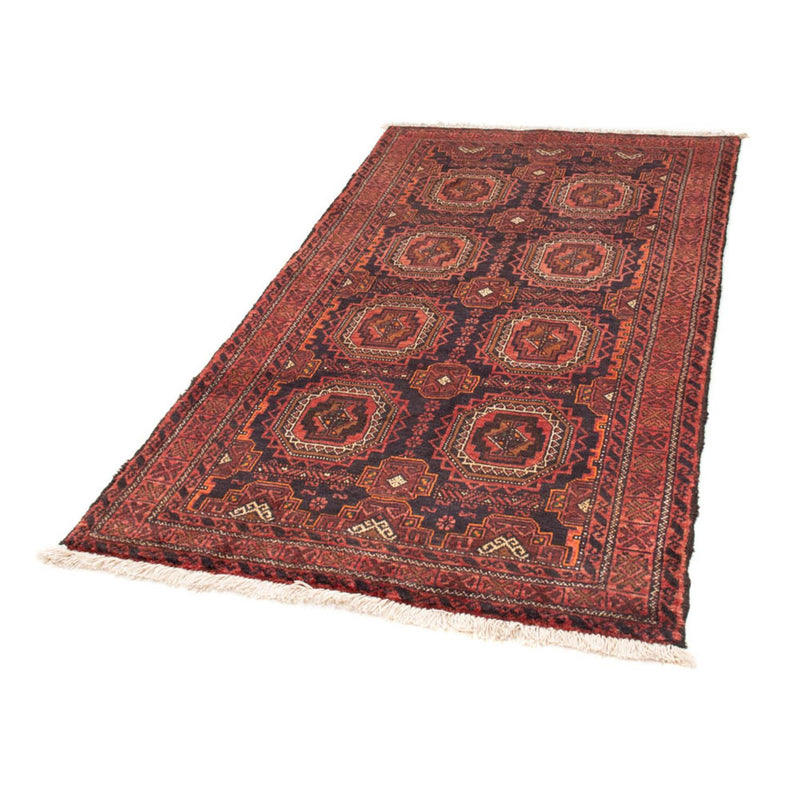 Belutsch Teppich 106x200cm - Orientteppich - hellrot