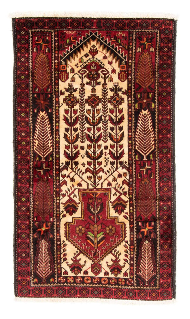 Belutsch Teppich 102 x 187 cm - rot