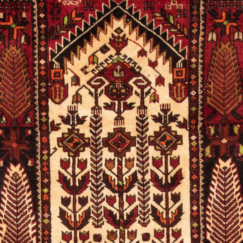 Belutsch Teppich 102 x 187 cm - rot