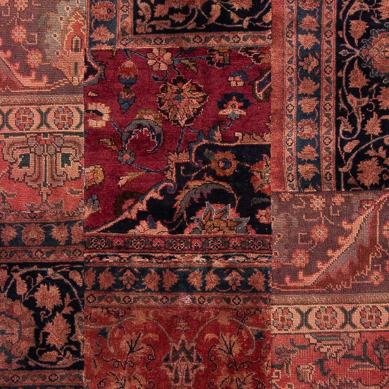 Patchwork Teppich 135 x 207 cm - mehrfarbig