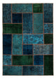 Patchwork Teppich 143 x 207 cm - mehrfarbig
