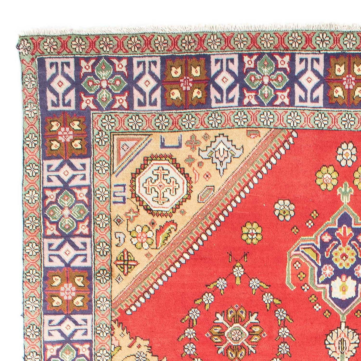 Täbriz Teppich 198x295cm - Perserteppich - rot