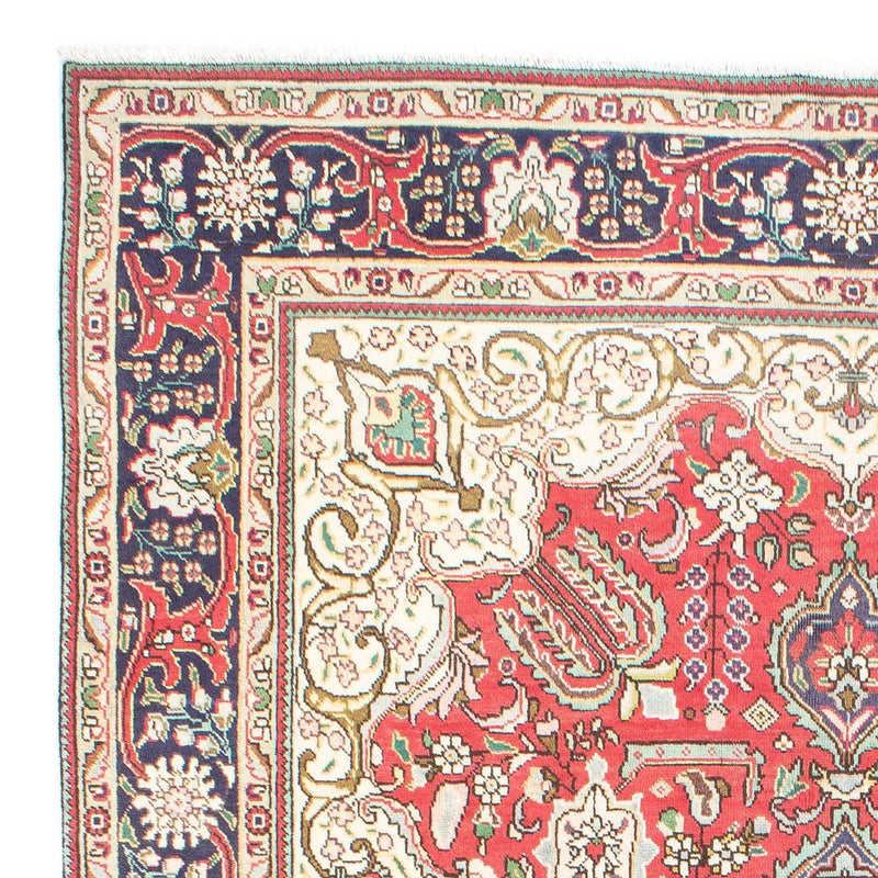 Täbriz Teppich 207x312cm - Perserteppich - rot