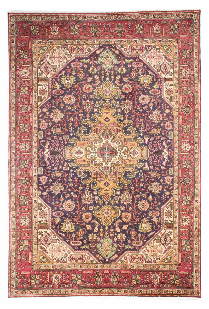 Täbriz Teppich 200x287cm - Perserteppich - hellrot