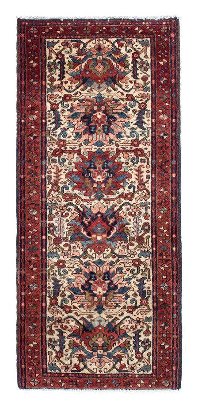 Heriz Teppich 67x150cm - Perserteppich - beige