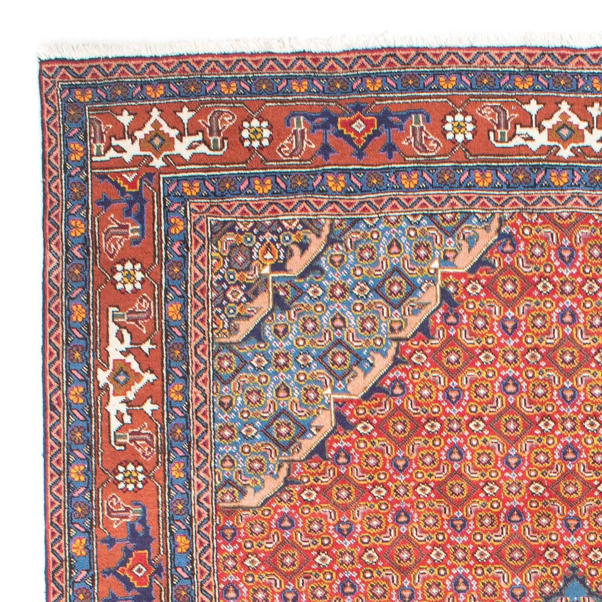 Ardebil Teppich 205x298cm - Perserteppich - hellrot