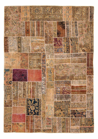 Patchwork Teppich 164x234cm - Orientteppich - mehrfarbig