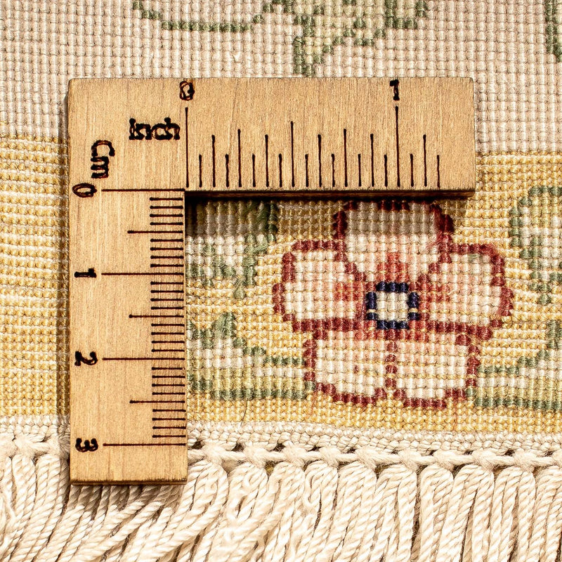 Hereke Seide Teppich 277x375cm - Orientteppich - beige