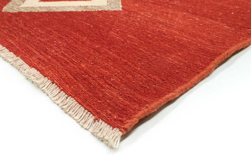 Gabbeh Persisch Teppich 150x190cm - Perserteppich Wollteppich - rot