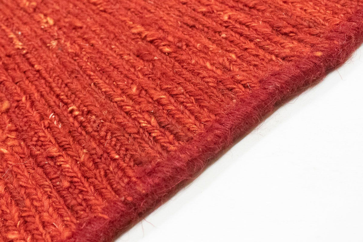 Gabbeh Persisch Teppich 170x248cm - Perserteppich Wollteppich - rot