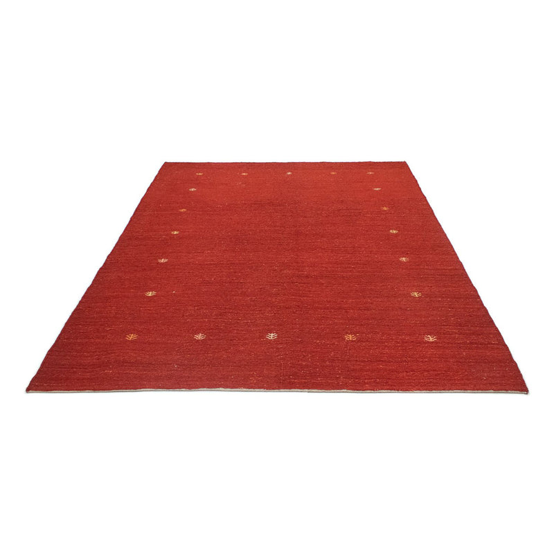Gabbeh Persisch Teppich 170x248cm - Perserteppich Wollteppich - rot