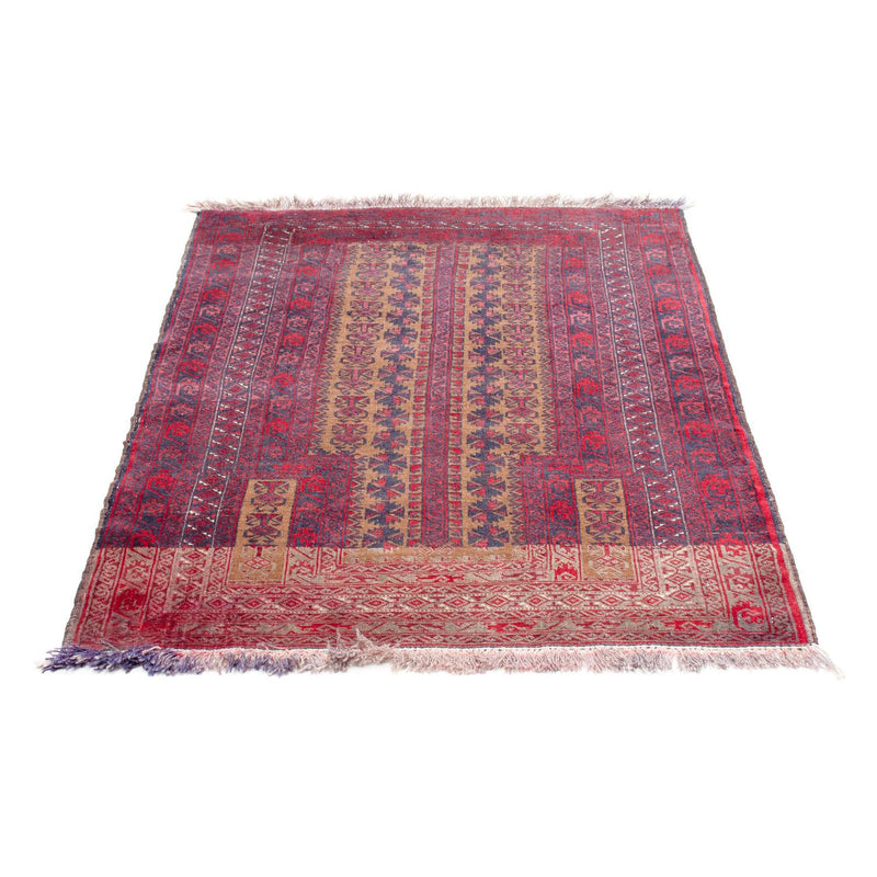 Belutsch Teppich 92x125cm - Orientteppich - dunkelrot