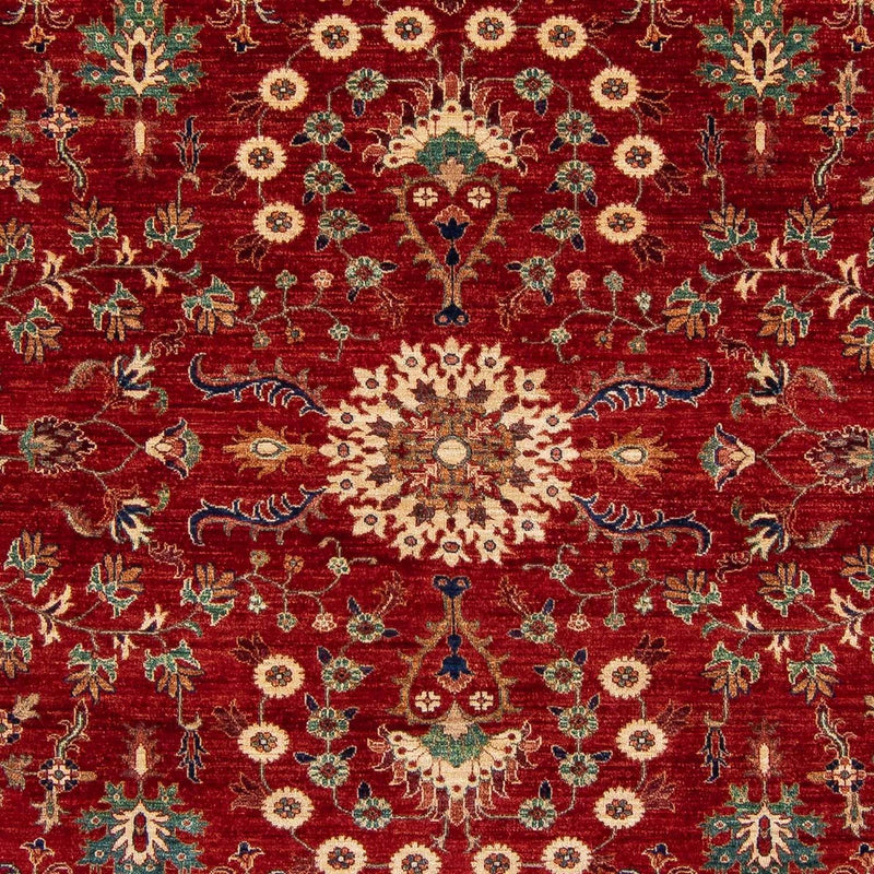 Ziegler Teppich 244x300cm - Orientteppich - dunkelrot