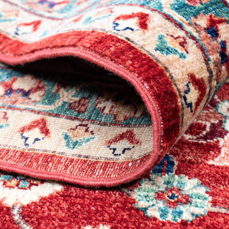 Ziegler Teppich 244x300cm - Orientteppich - dunkelrot
