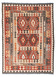 Kelim Teppich - Oriental 147 x 194 cm - hellrot