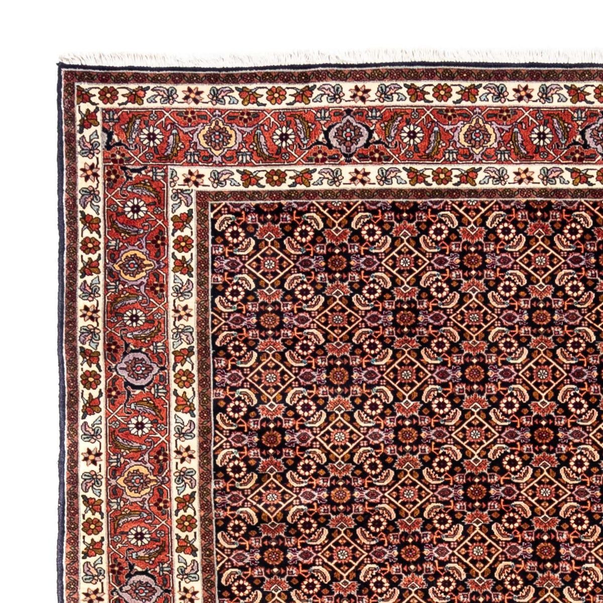 Bidjar - Takab Teppich 202x298cm - Perserteppich - schwarz